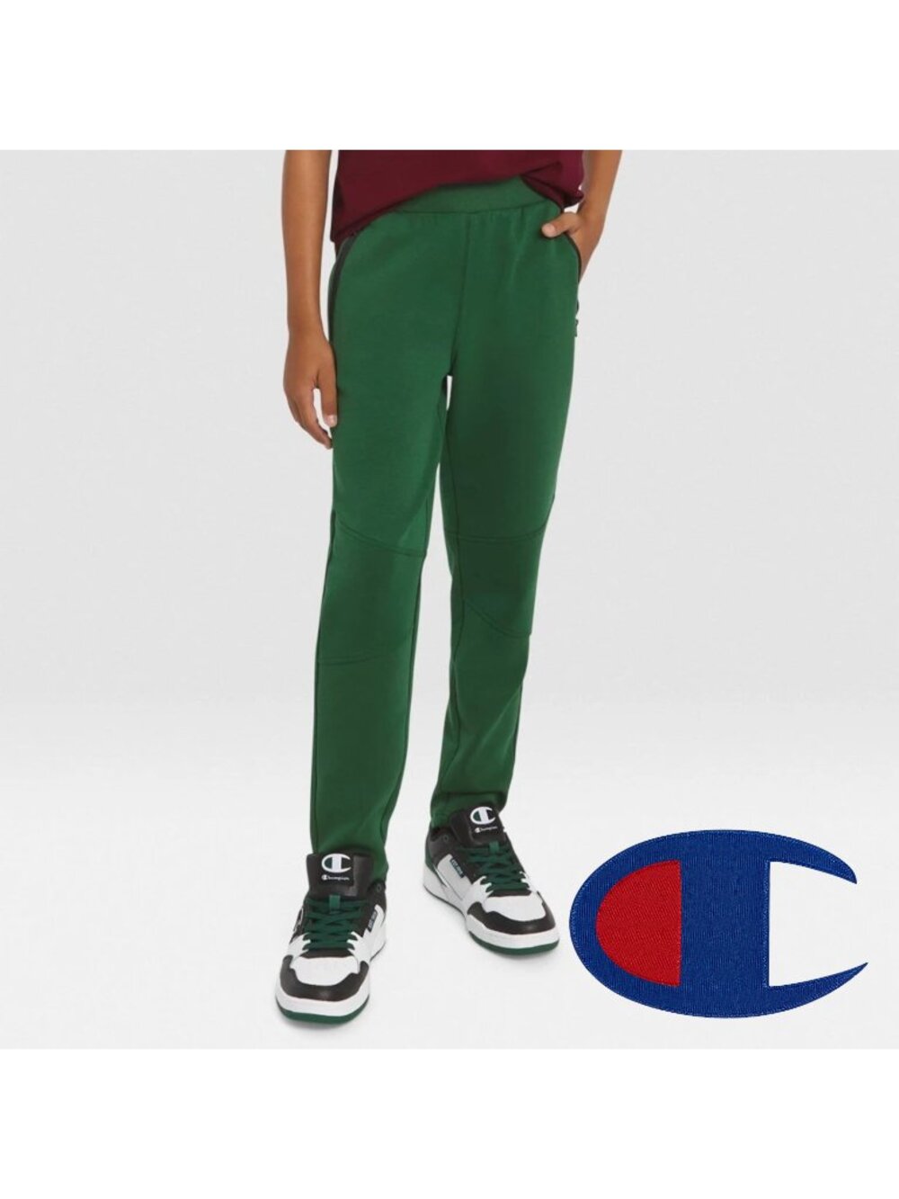 Champion Boys Activewear Jogger Sweatpants-NWT Green Size XL 18/20